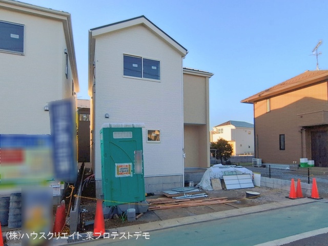 千葉県鎌ケ谷市鎌ケ谷８丁目の新築戸建て外構写真 2026年1月7日撮影
