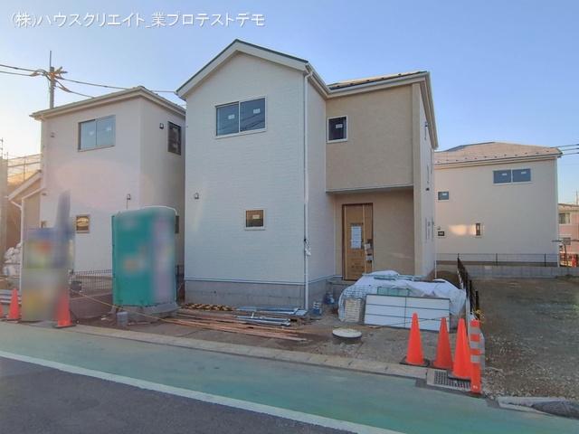 千葉県鎌ケ谷市鎌ケ谷８丁目の新築戸建て外構写真 2026年1月7日撮影