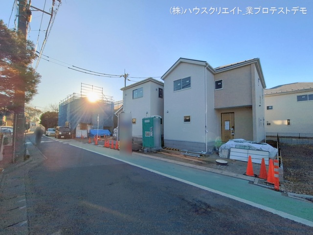 千葉県鎌ケ谷市鎌ケ谷８丁目の新築戸建て外構写真 2026年1月7日撮影