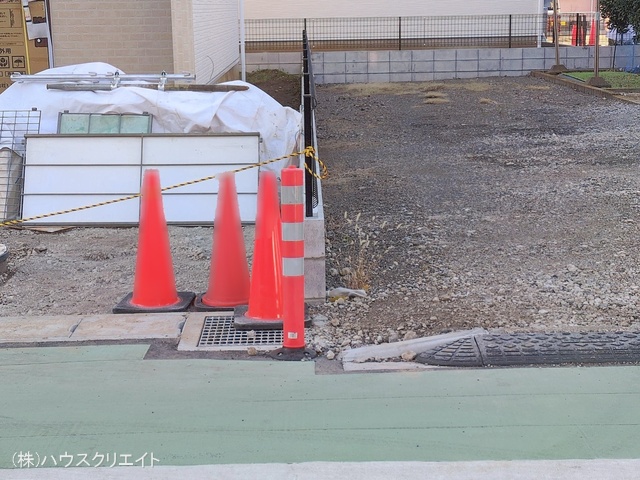 千葉県鎌ケ谷市鎌ケ谷８丁目の新築戸建て外構写真 2026年1月7日撮影