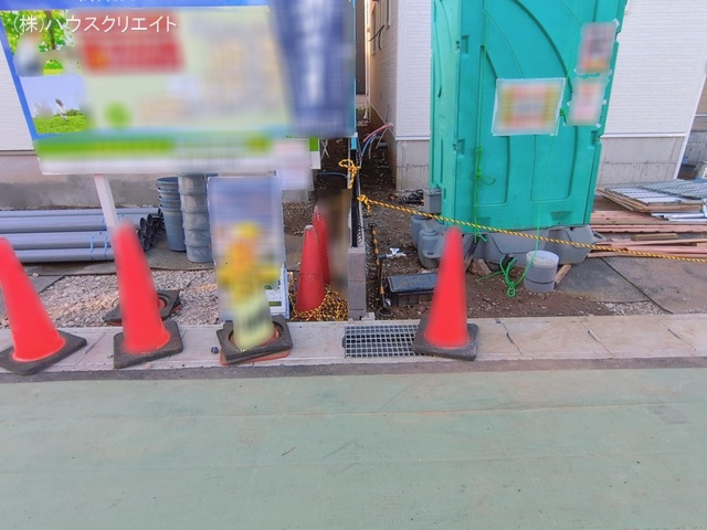 千葉県鎌ケ谷市鎌ケ谷８丁目の新築戸建て外構写真 2026年1月7日撮影