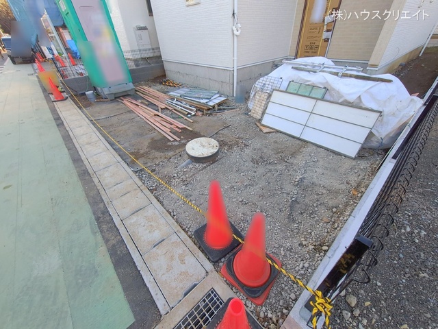 千葉県鎌ケ谷市鎌ケ谷８丁目の新築戸建て外構写真 2026年1月7日撮影