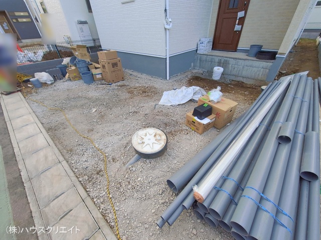 千葉県鎌ケ谷市鎌ケ谷８丁目の新築戸建て外構写真 2026年1月28日撮影