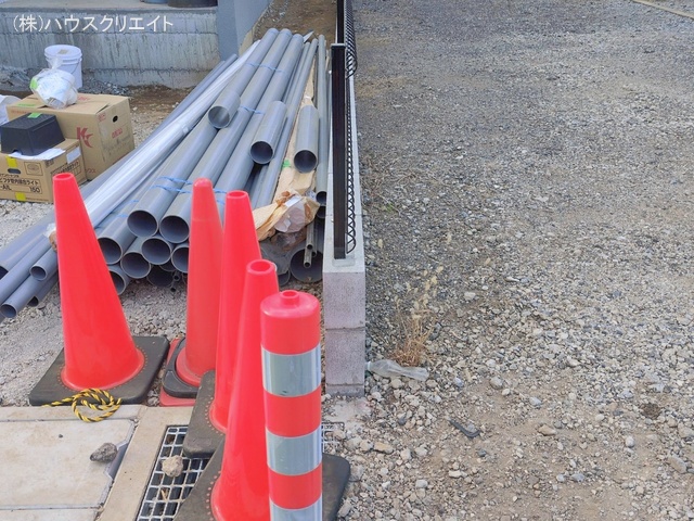 千葉県鎌ケ谷市鎌ケ谷８丁目の新築戸建て外構写真 2026年1月28日撮影