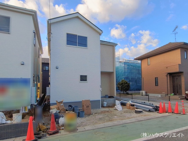 千葉県鎌ケ谷市鎌ケ谷８丁目の新築戸建て外構写真 2026年1月28日撮影