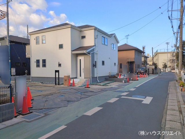 千葉県鎌ケ谷市鎌ケ谷８丁目の新築戸建て外構写真 2026年1月28日撮影