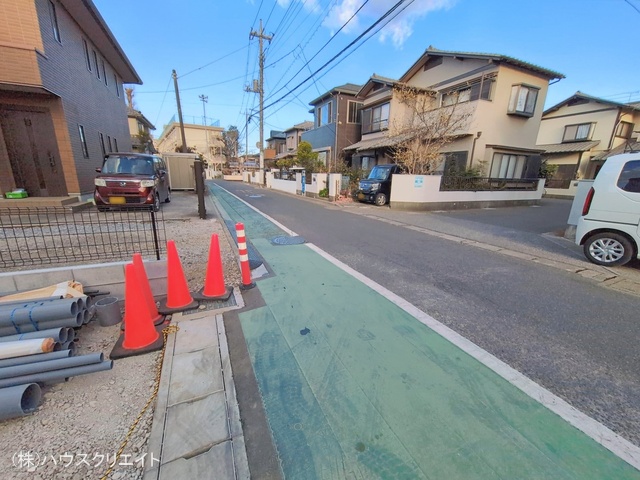 千葉県鎌ケ谷市鎌ケ谷８丁目の新築戸建て外構写真 2026年1月28日撮影