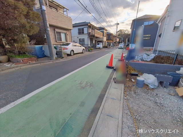 千葉県鎌ケ谷市鎌ケ谷８丁目の新築戸建て外構写真 2026年1月28日撮影