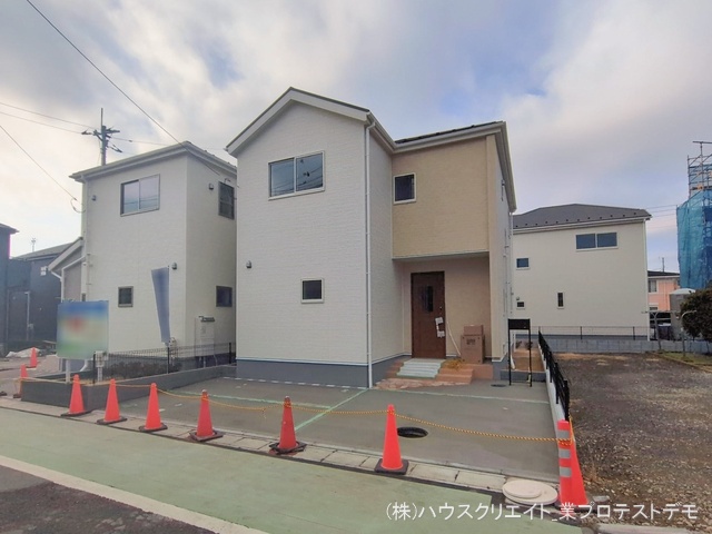 千葉県鎌ケ谷市鎌ケ谷８丁目の新築戸建て外構写真 2026年2月17日撮影