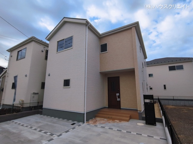 千葉県鎌ケ谷市鎌ケ谷８丁目の新築戸建て外構写真 2026年3月8日撮影