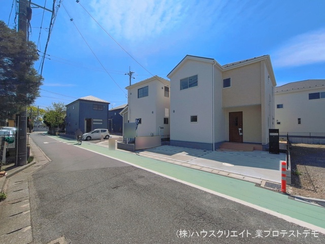 千葉県鎌ケ谷市鎌ケ谷８丁目の新築戸建て完成写真 2026年4月16日撮影