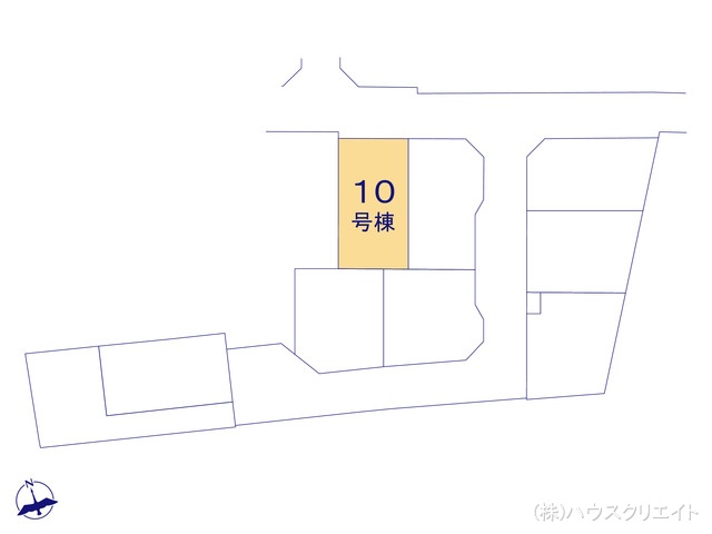 千葉県鎌ケ谷市鎌ケ谷８丁目の新築戸建て全体区画図 ※図面と異なる場合は現況を優先
