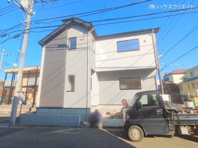 千葉県柏市みどり台２丁目の新築戸建て外構写真 2025年12月16日撮影