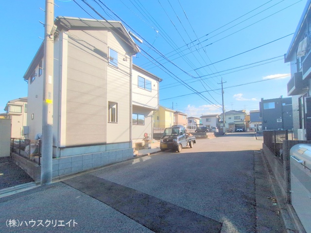 千葉県柏市みどり台２丁目の新築戸建て外構写真 2025年12月16日撮影