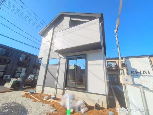 千葉県柏市みどり台２丁目の新築戸建て外構写真 2025年12月16日撮影