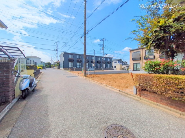 千葉県柏市みどり台2丁目の新築戸建て更地・土地写真 2025年9月29日撮影