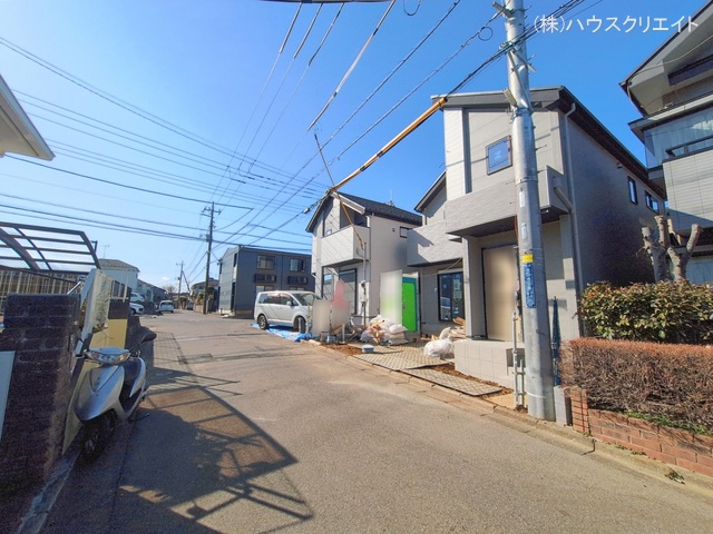 千葉県柏市みどり台2丁目の新築戸建て外構写真 2026年1月29日撮影