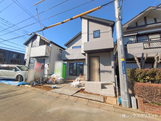 千葉県柏市みどり台2丁目の新築戸建て外構写真 2026年1月29日撮影