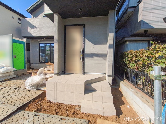 千葉県柏市みどり台2丁目の新築戸建て外構写真 2026年1月29日撮影