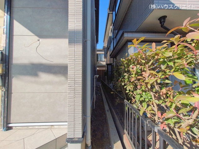 千葉県柏市みどり台2丁目の新築戸建て外構写真 2026年1月29日撮影