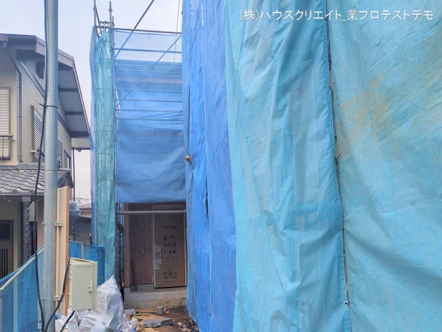 千葉県船橋市習志野台５丁目の新築戸建て上棟写真 2025年11月12日撮影