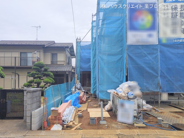 千葉県船橋市習志野台５丁目の新築戸建て上棟写真 2025年11月12日撮影