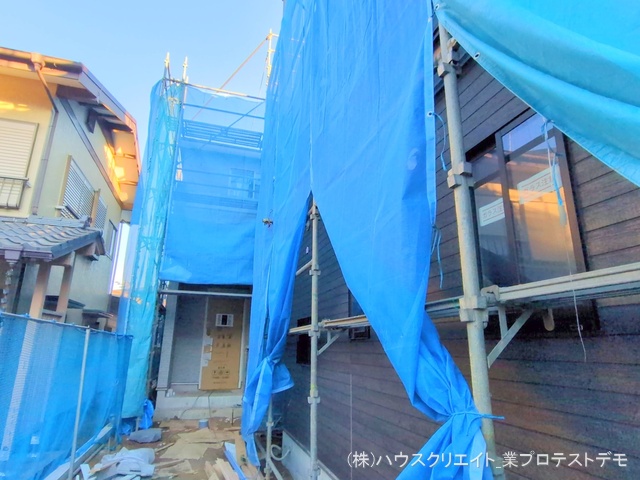 千葉県船橋市習志野台５丁目の新築戸建てシート写真 2025年12月4日撮影