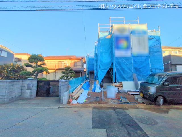 千葉県船橋市習志野台５丁目の新築戸建てシート写真 2025年12月4日撮影