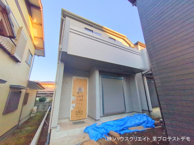 千葉県船橋市習志野台５丁目の新築戸建て外構写真 2025年12月16日撮影