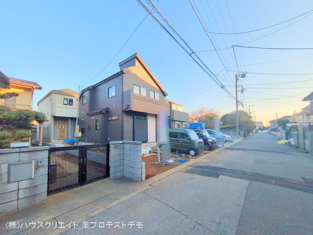 千葉県船橋市習志野台５丁目の新築戸建て外構写真 2025年12月16日撮影