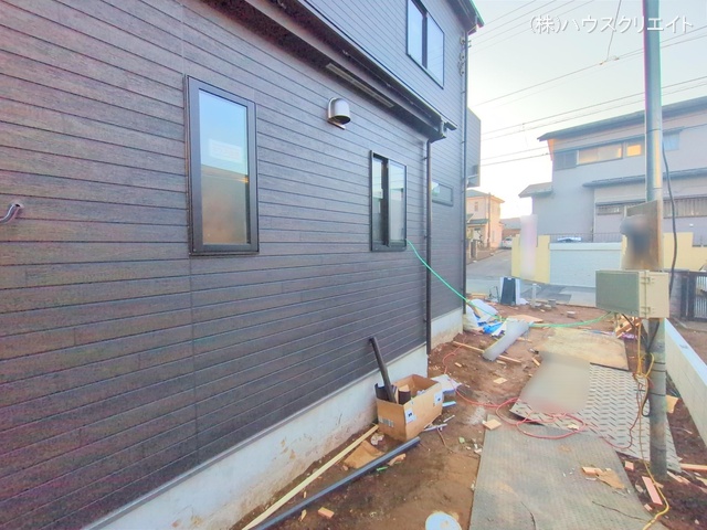 千葉県船橋市習志野台5丁目の新築戸建て外構写真 2025年12月16日撮影