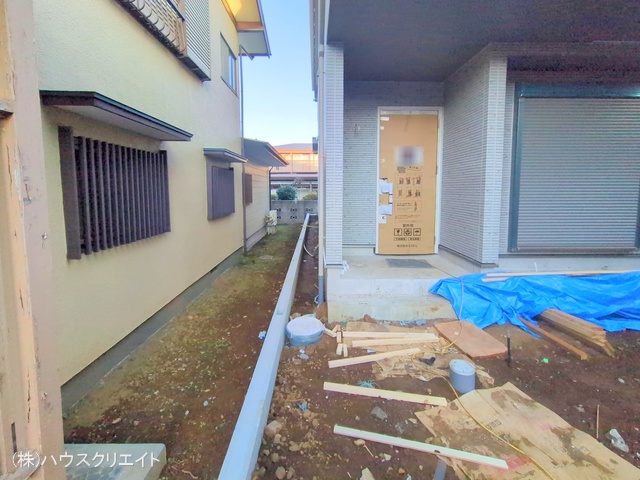 千葉県船橋市習志野台5丁目の新築戸建て外構写真 2025年12月16日撮影