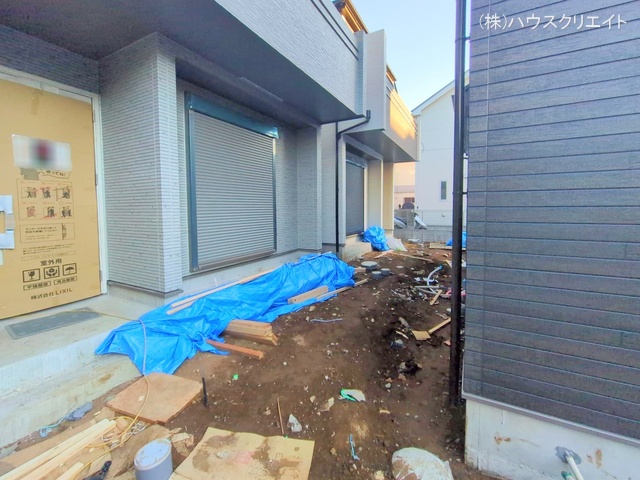 千葉県船橋市習志野台5丁目の新築戸建て外構写真 2025年12月16日撮影