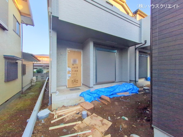 千葉県船橋市習志野台5丁目の新築戸建て外構写真 2025年12月16日撮影