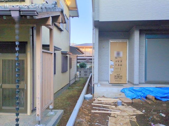 千葉県船橋市習志野台5丁目の新築戸建て外構写真 2025年12月16日撮影