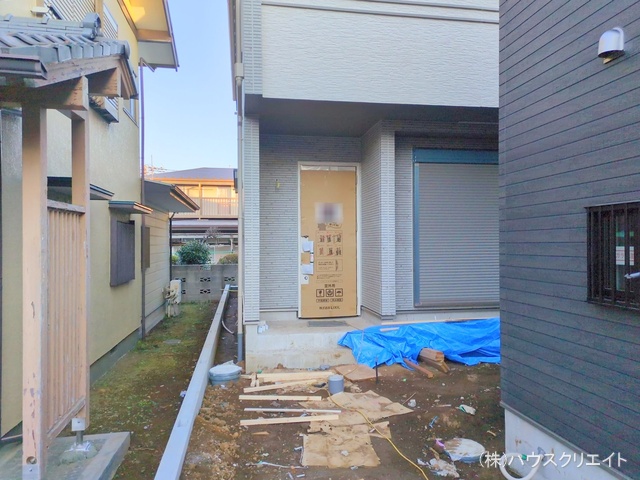 千葉県船橋市習志野台5丁目の新築戸建て外構写真 2025年12月16日撮影