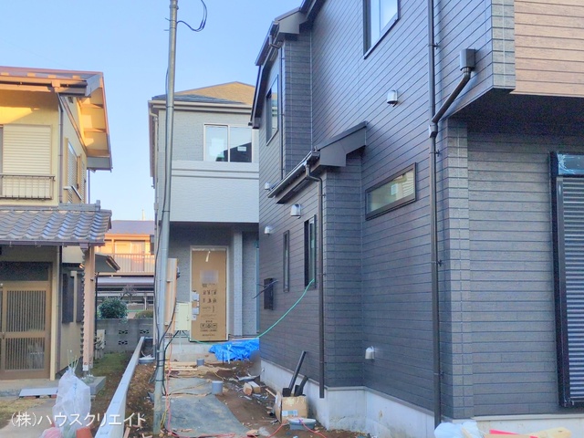 千葉県船橋市習志野台5丁目の新築戸建て外構写真 2025年12月16日撮影