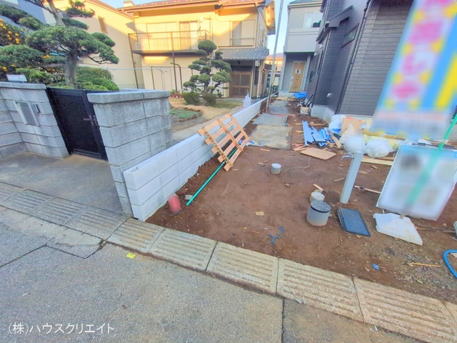 千葉県船橋市習志野台5丁目の新築戸建て外構写真 2025年12月16日撮影