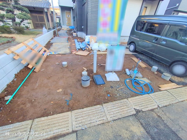千葉県船橋市習志野台5丁目の新築戸建て外構写真 2025年12月16日撮影