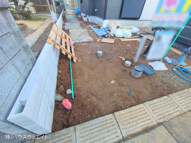 千葉県船橋市習志野台5丁目の新築戸建て外構写真 2025年12月16日撮影