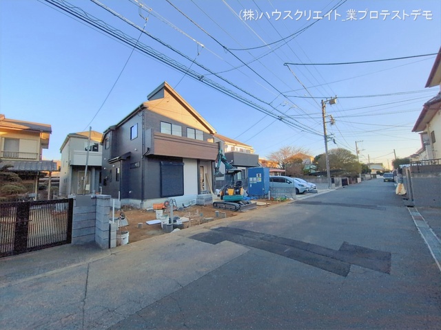 千葉県船橋市習志野台５丁目の新築戸建て外構写真 2026年1月21日撮影