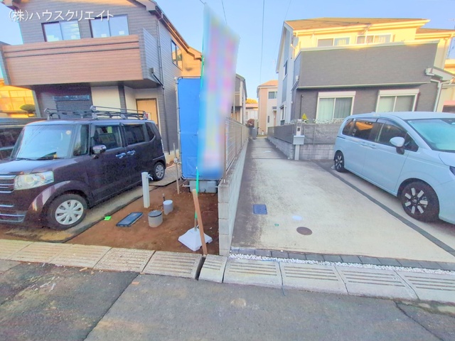 千葉県船橋市習志野台5丁目の新築戸建て外構写真 2025年12月16日撮影