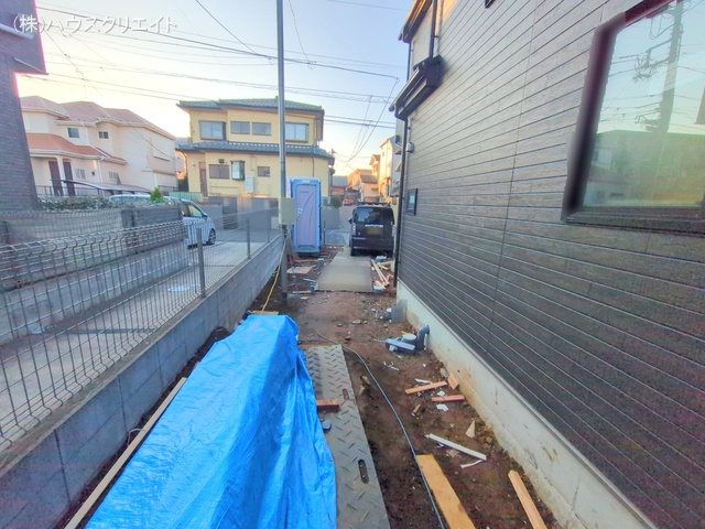 千葉県船橋市習志野台5丁目の新築戸建て外構写真 2025年12月16日撮影