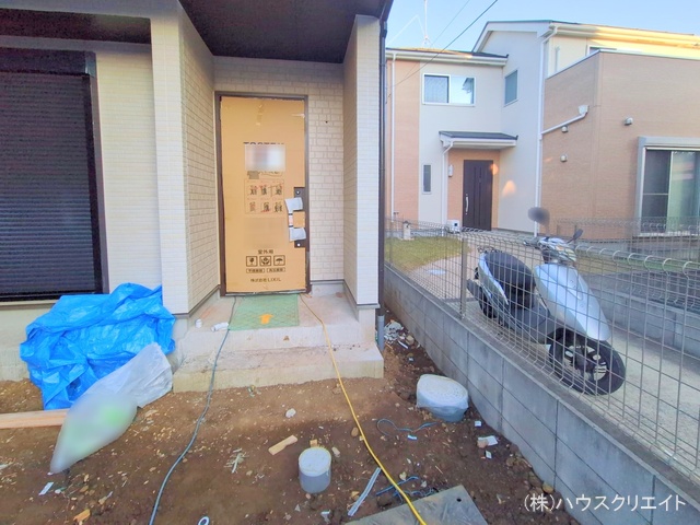 千葉県船橋市習志野台5丁目の新築戸建て外構写真 2025年12月16日撮影