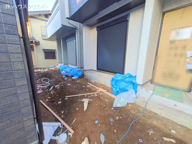 千葉県船橋市習志野台5丁目の新築戸建て外構写真 2025年12月16日撮影