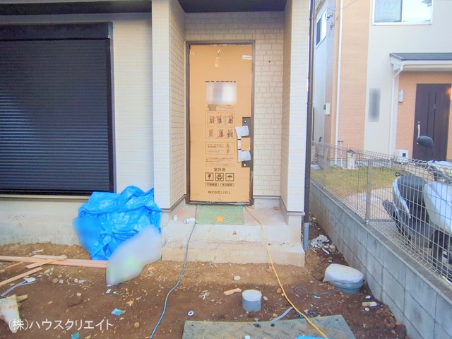 千葉県船橋市習志野台5丁目の新築戸建て外構写真 2025年12月16日撮影