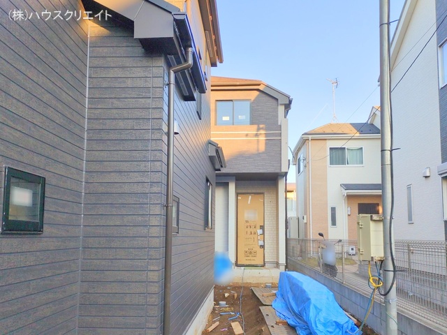 千葉県船橋市習志野台5丁目の新築戸建て外構写真 2025年12月16日撮影