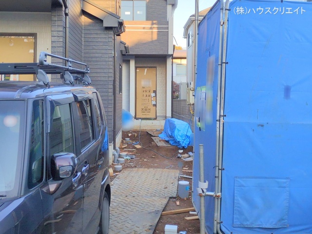 千葉県船橋市習志野台5丁目の新築戸建て外構写真 2025年12月16日撮影