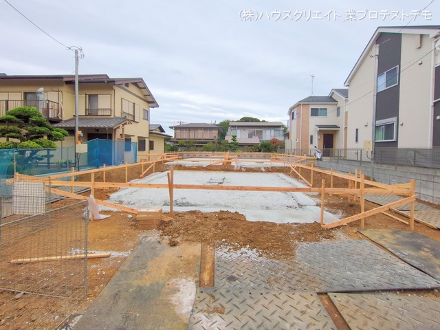 千葉県船橋市習志野台５丁目の新築戸建て基礎写真 2025年10月8日撮影