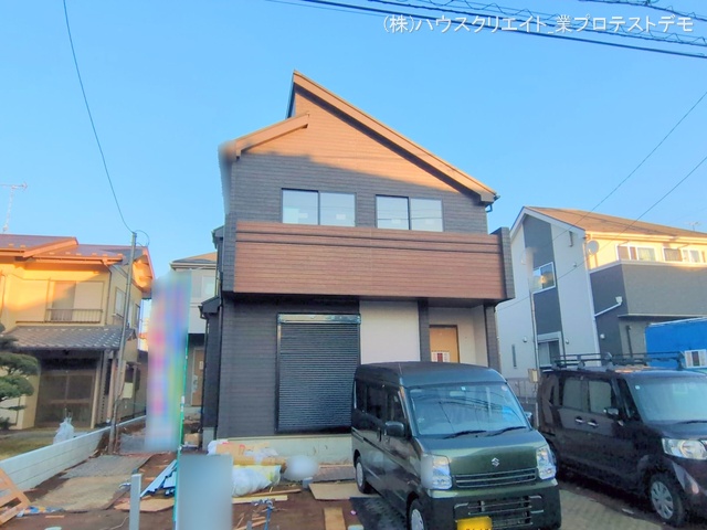 千葉県船橋市習志野台５丁目の新築戸建て外構写真 2025年12月16日撮影